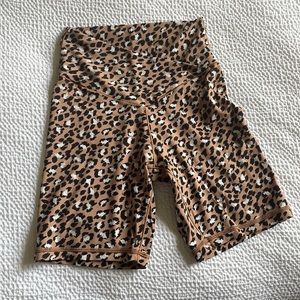 Aerie cheetah biker shorts